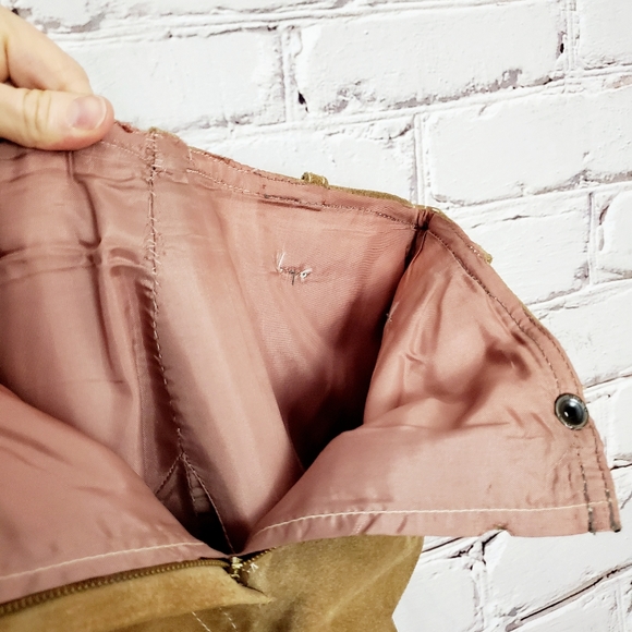 Vintage 1960s Suede Wide Leg Pants - Picture 8 of 9